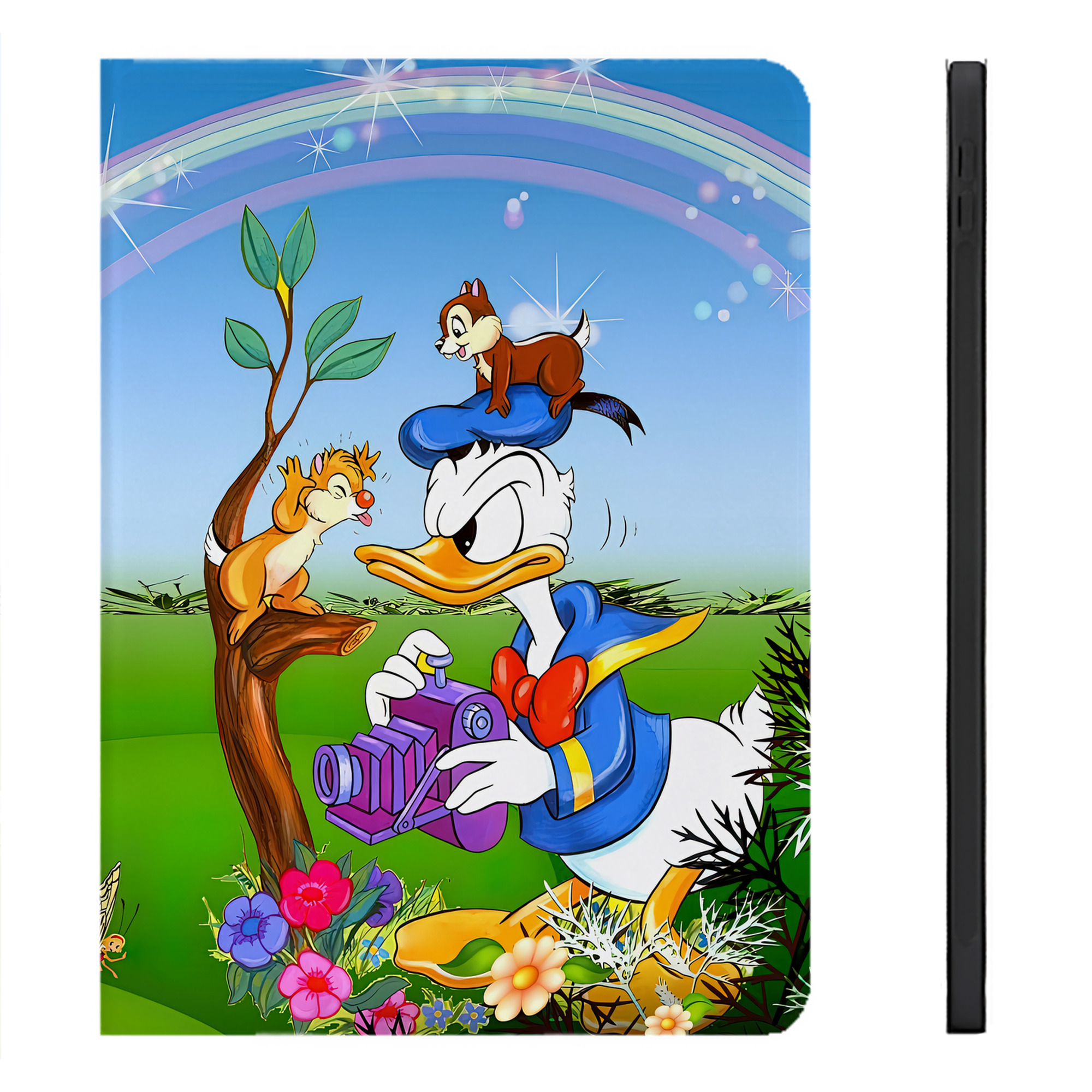 （画像用） ミッキーマウス Mickey Mouse IPadケース ペンホルダー付き ブックスタイルデザイン